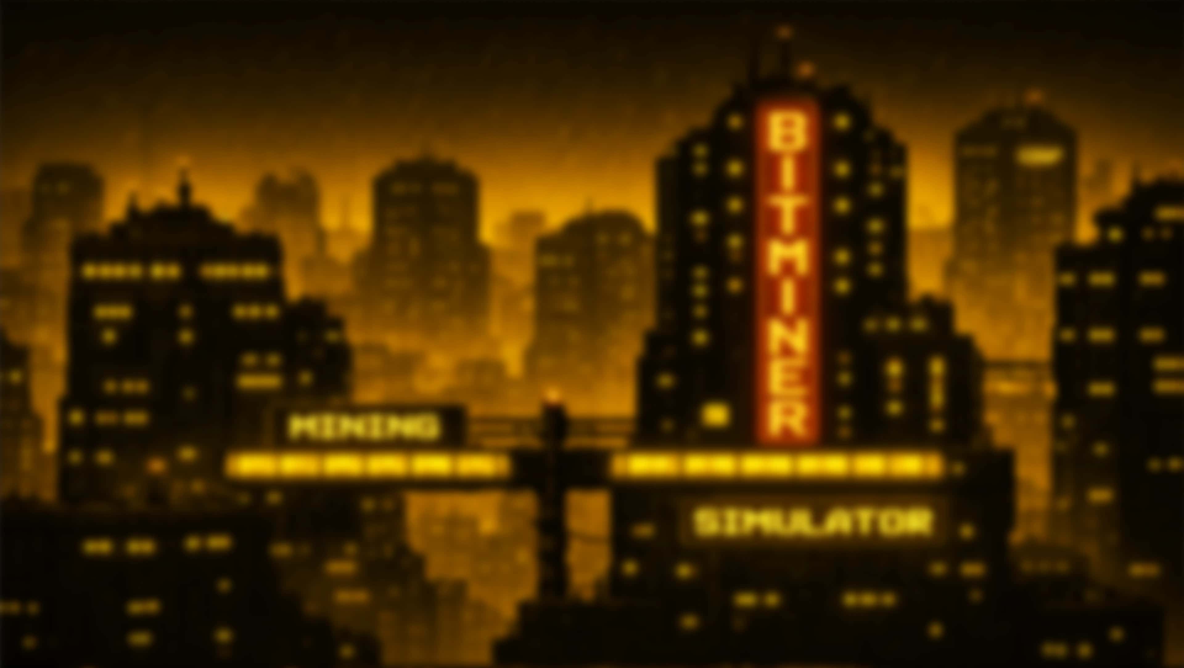 Bitminer cyberpunk background